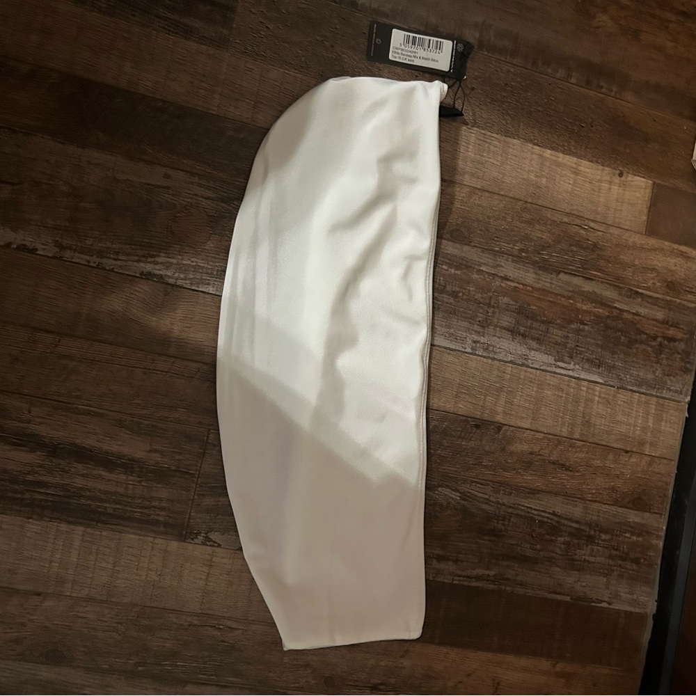 White Satin Bandeau